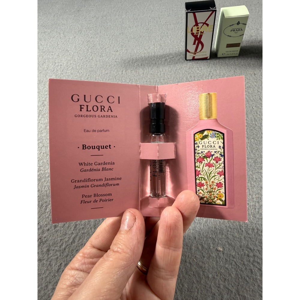 Designer Perfume Sample Lot Gucci Flora YSL Libre Prada Balmain Eau De Parfum - Picture 3 of 16
